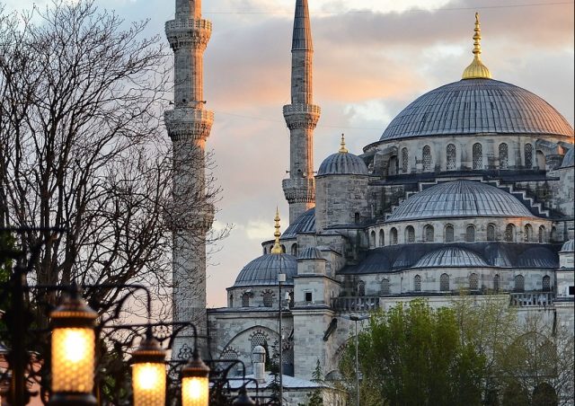 The Blue Mosque in Istanbul.